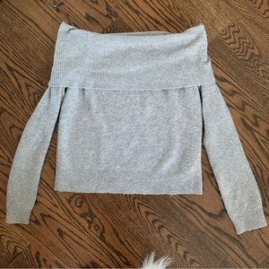 Off the shoulder sweater
